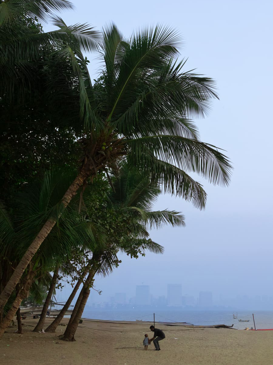The shore holding its breath
